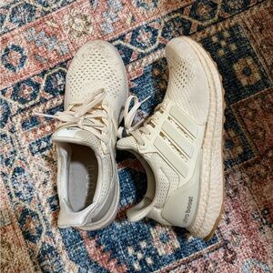 Adidas Ultra Boost Beige Running Shoes
